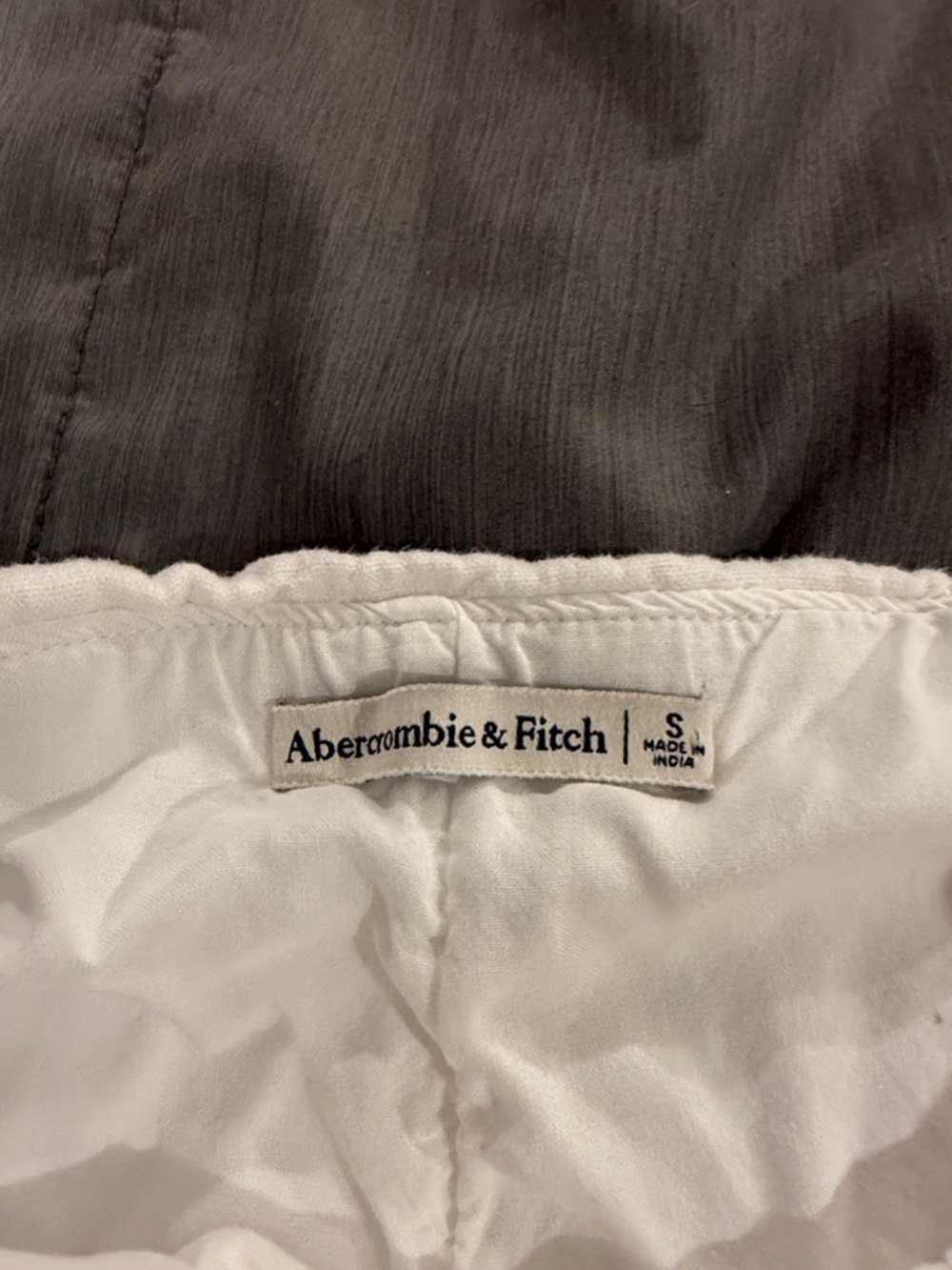 Abercrombie & Fitch White Linen Mini Skort - Picture 3 of 4